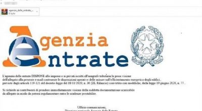 Phishing nuovamente in azione, oggetto: efficientamento energetico