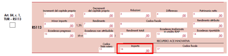 immagine del rigo RS113