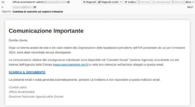 Nuova campagna di phishing, naviga su false comunicazioni trimestrali Iva