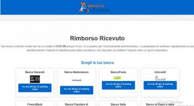 Falsi rimborsi fiscali: il phishing torna in azione